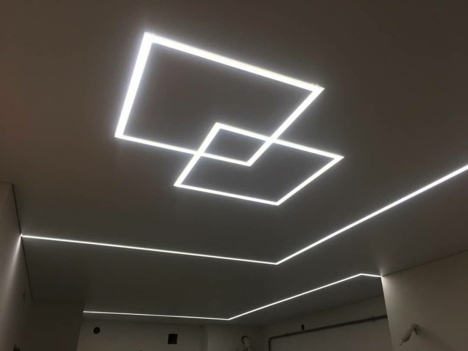 Парящие линии для натяжных потолков