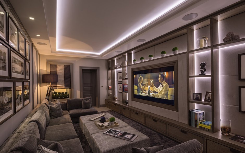 Встроенные колонки для домашнего кинотеатра