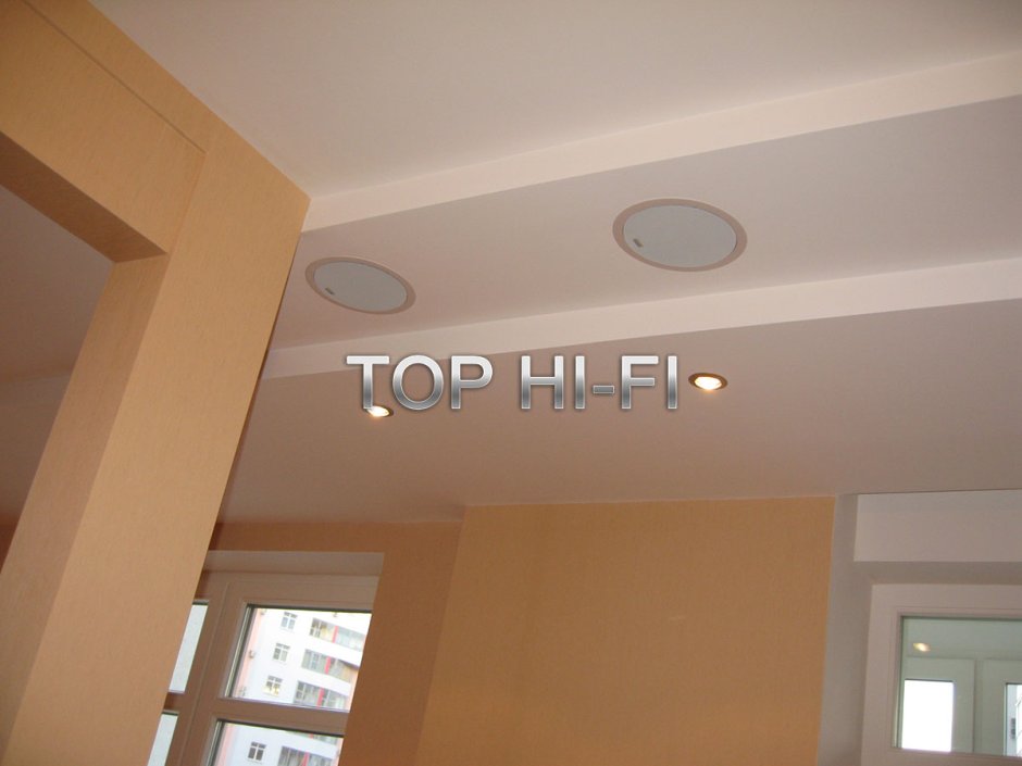 Короб для встраиваемой акустики в потолок