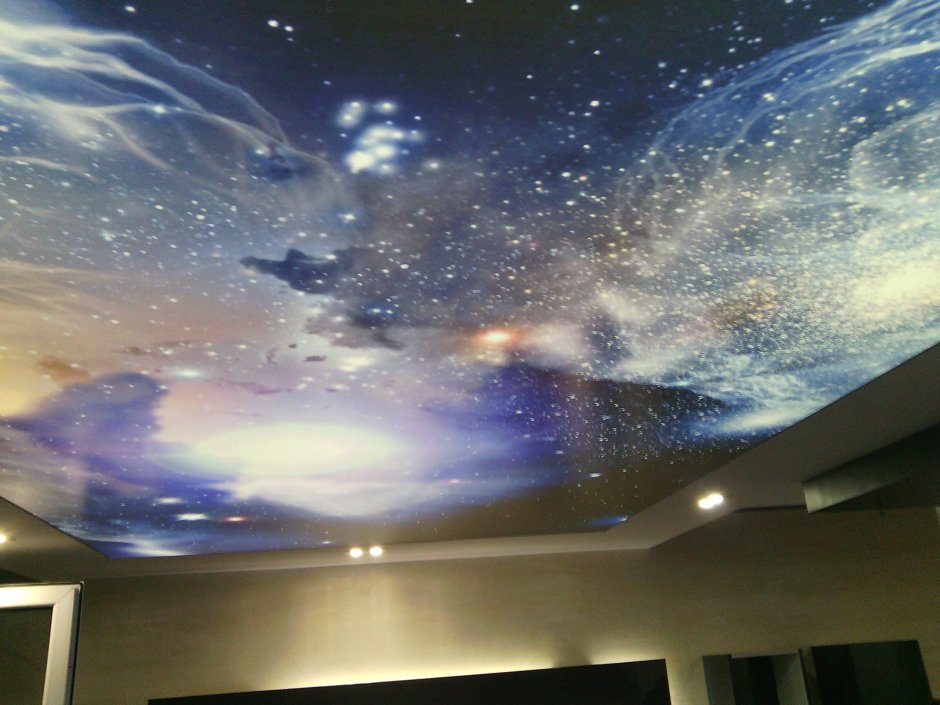 Натяжной потолок звездное небо