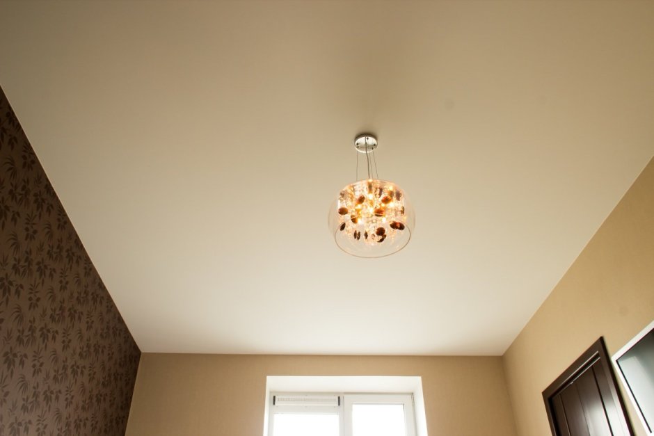 Натяжной потолок тканевый Клипсо