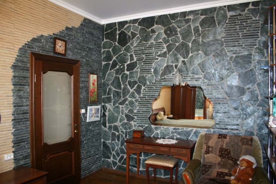 Природный камень в интерьере