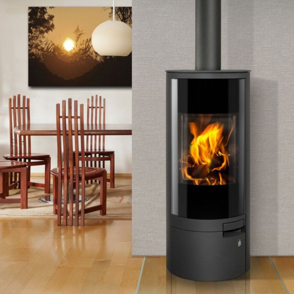 Дровяная печь-камин Romotop Belorado металл