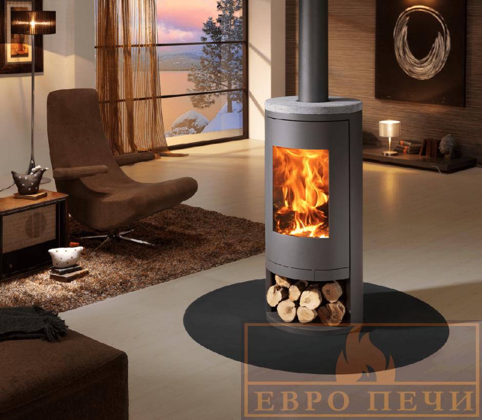 Дровяная печь-камин Panadero Coimbra