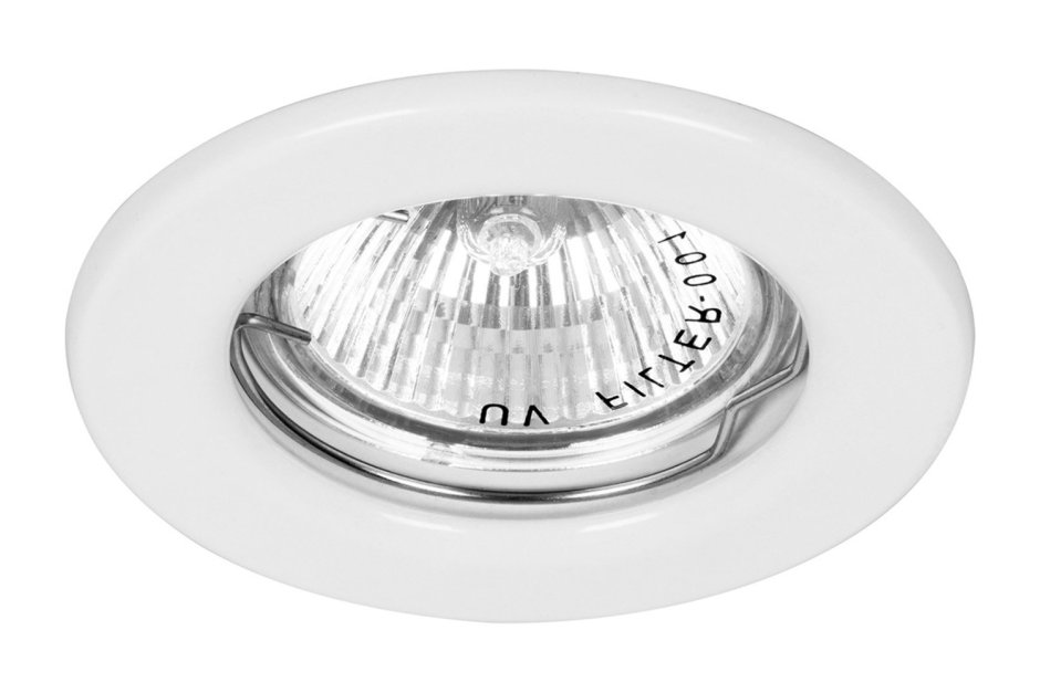 Светильник встраиваемый Feron dl10 потолочный mr16 g5.3 белый