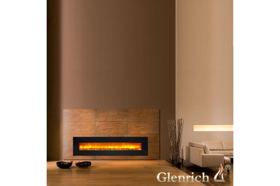 Линейный камин в интерьере