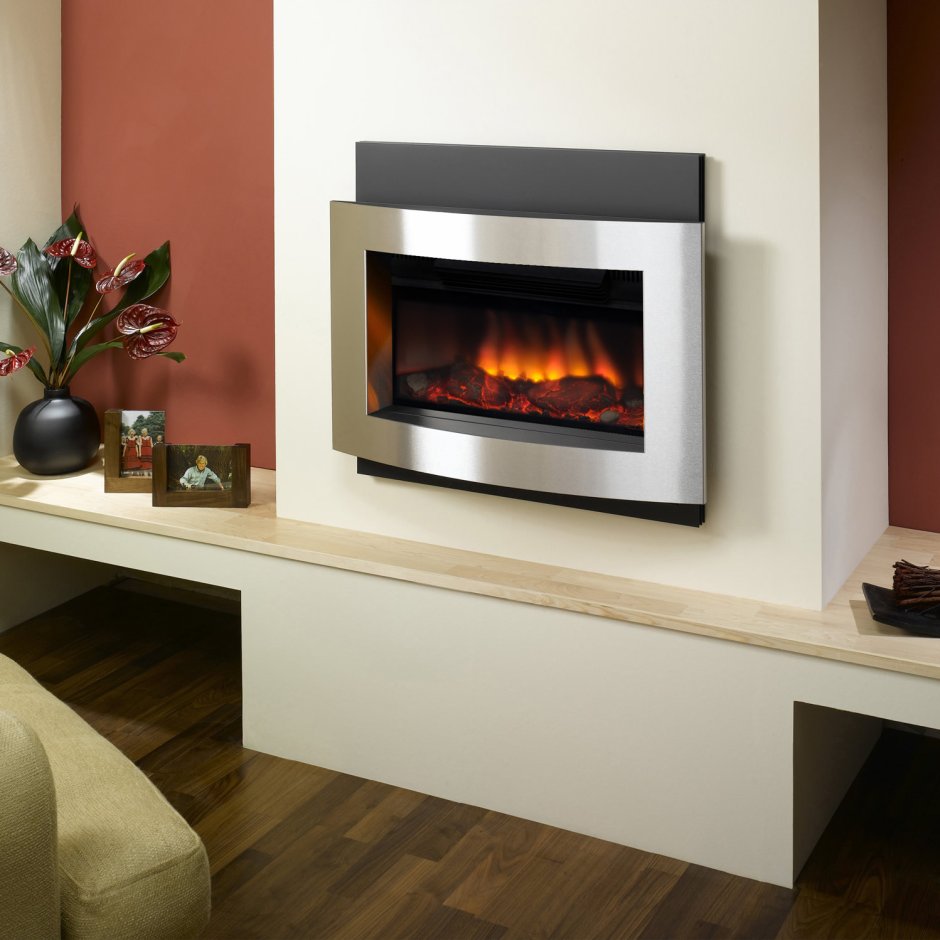 Встроенный навесной камин