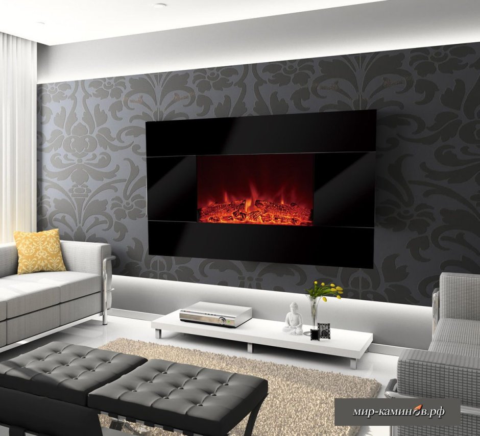 Настенный камин