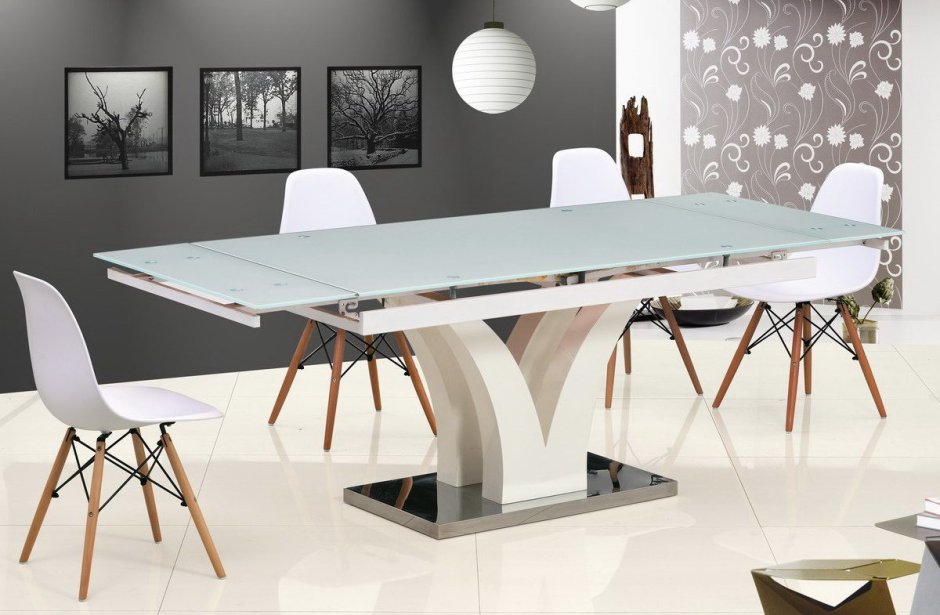 Стол ESF DT-43 белый