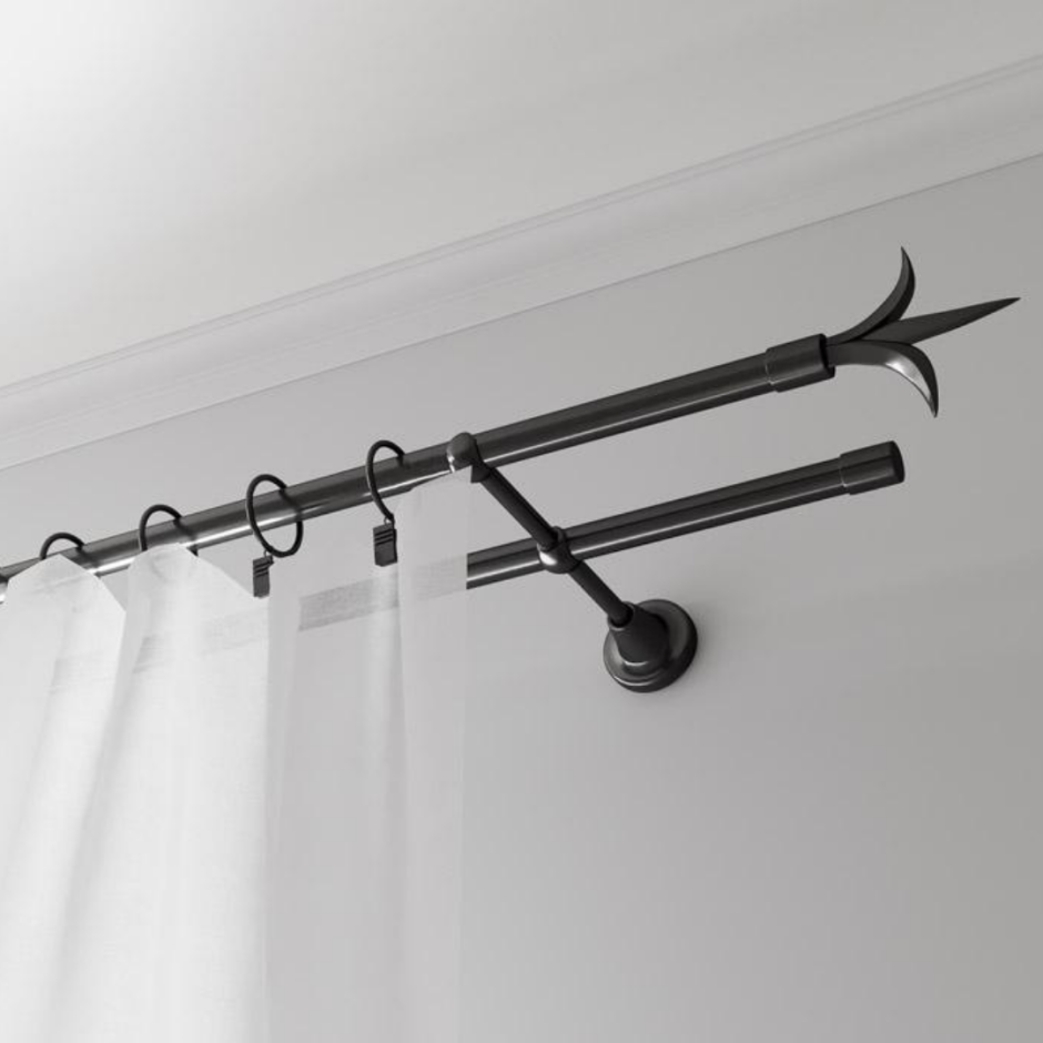 Металлические карнизы в интерьере