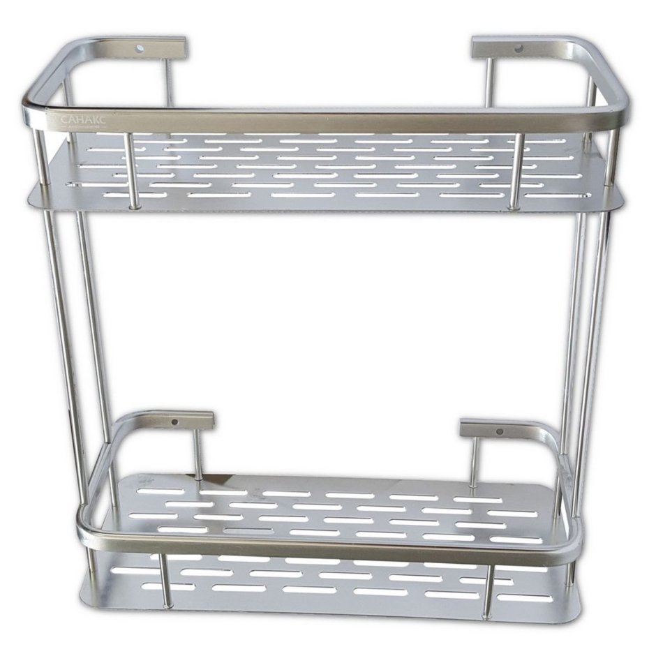 Полка Санакс 75067 2х алюминиевая