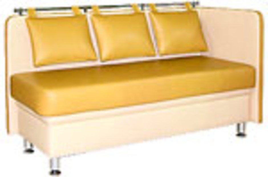 Диван с боковой спинкой на кухню