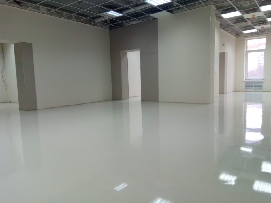 Глянцевый наливной пол