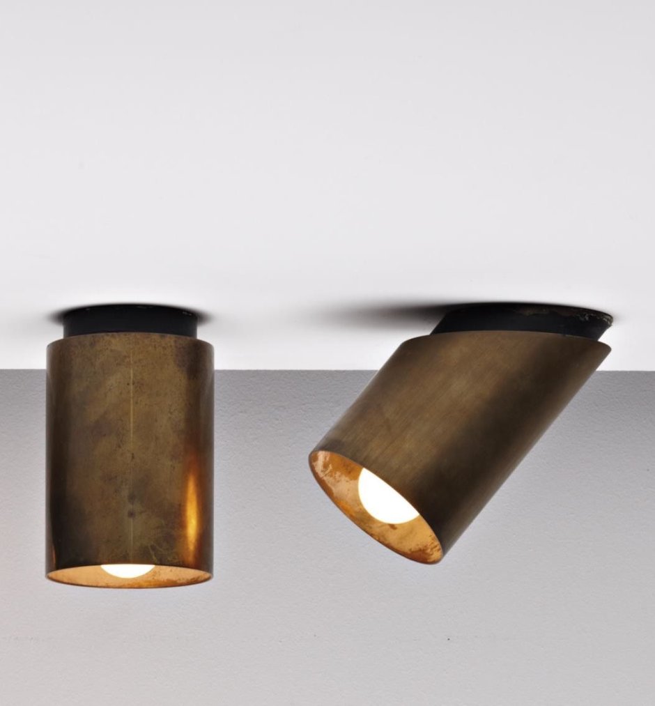 Накладной светильник бронза