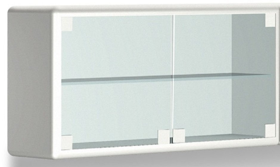 Шкаф медицинский навесной с металлическими дверями l 031