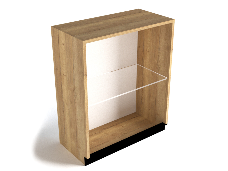 Шкаф кухонный навесной со стеклом