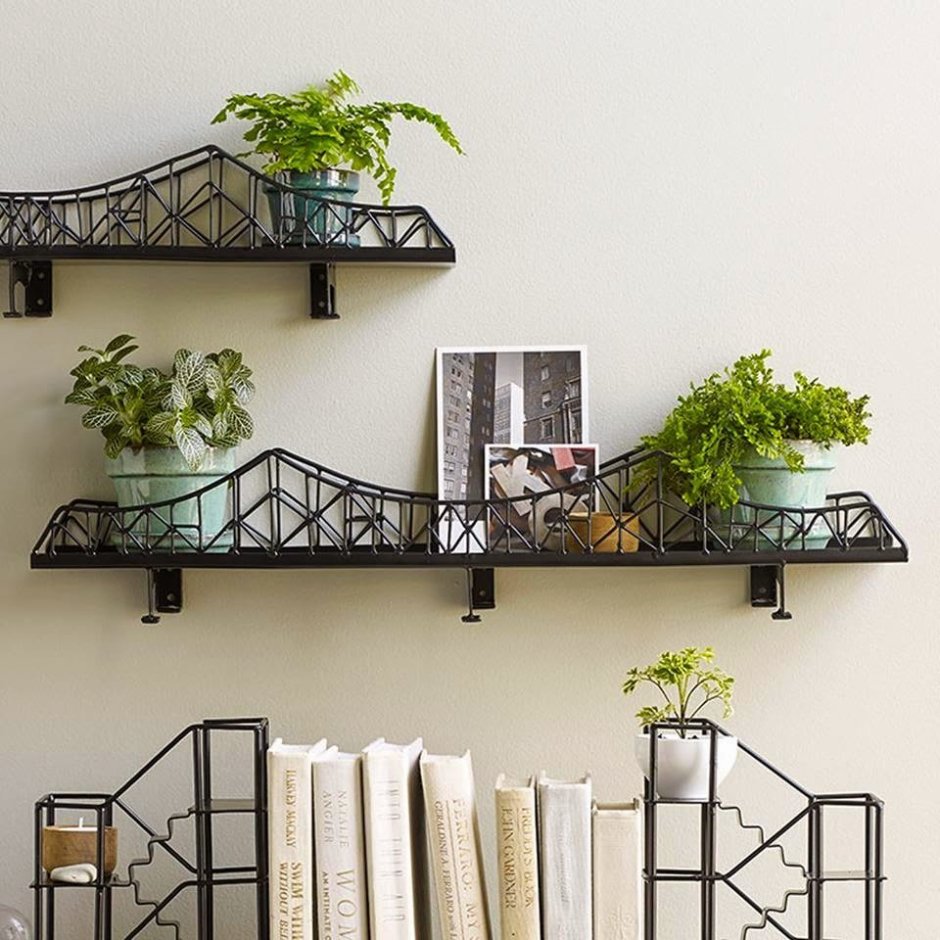 Полки настенные в виде моста