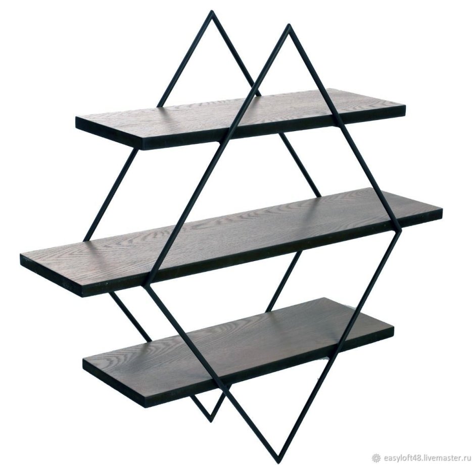 Полки металлические настенные