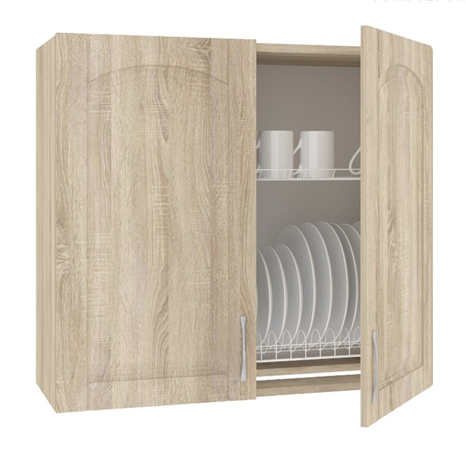 Шкаф с сушилкой для посуды навесной 80см
