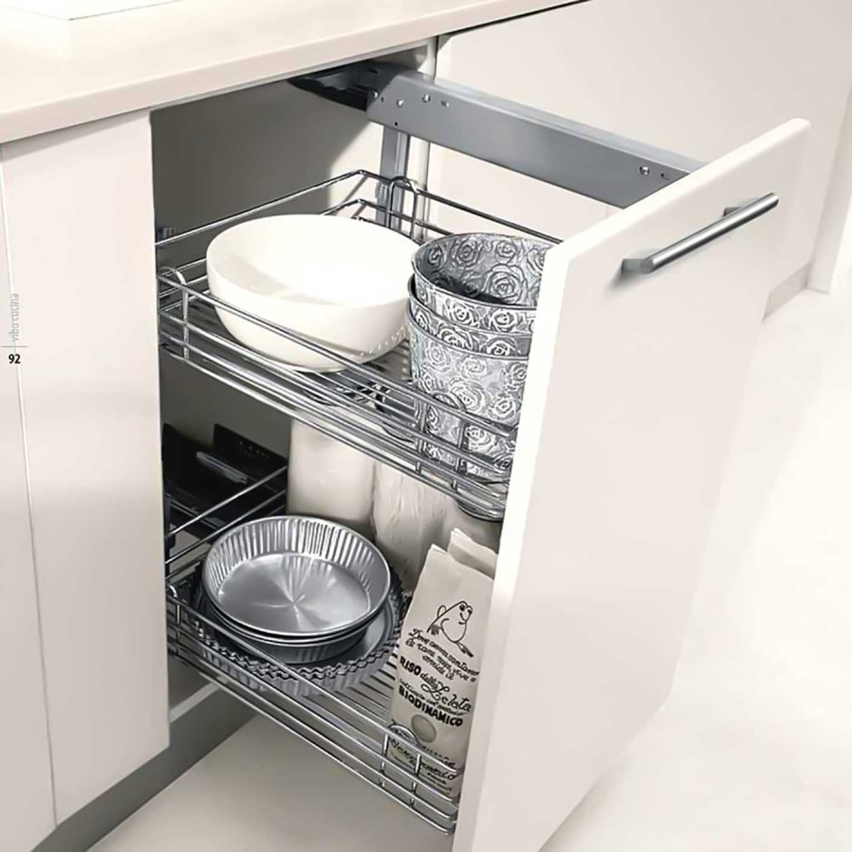 Корзина выдвижная с сушкой для посуды Vibo 300
