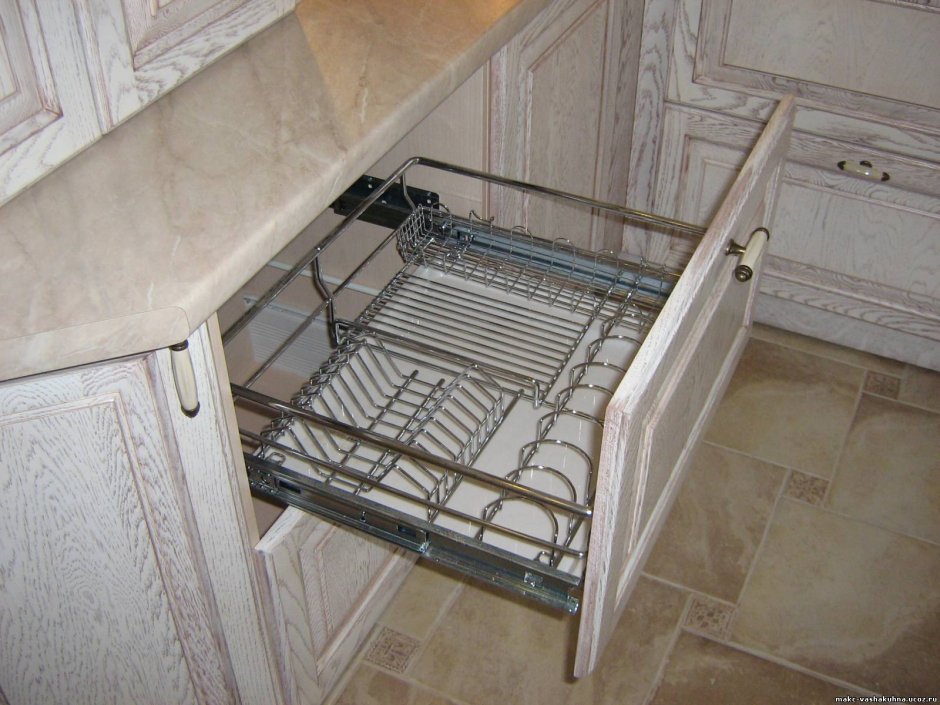 Сушилка в Нижний шкаф 800мм хром с доводчиком, bs4b-d80