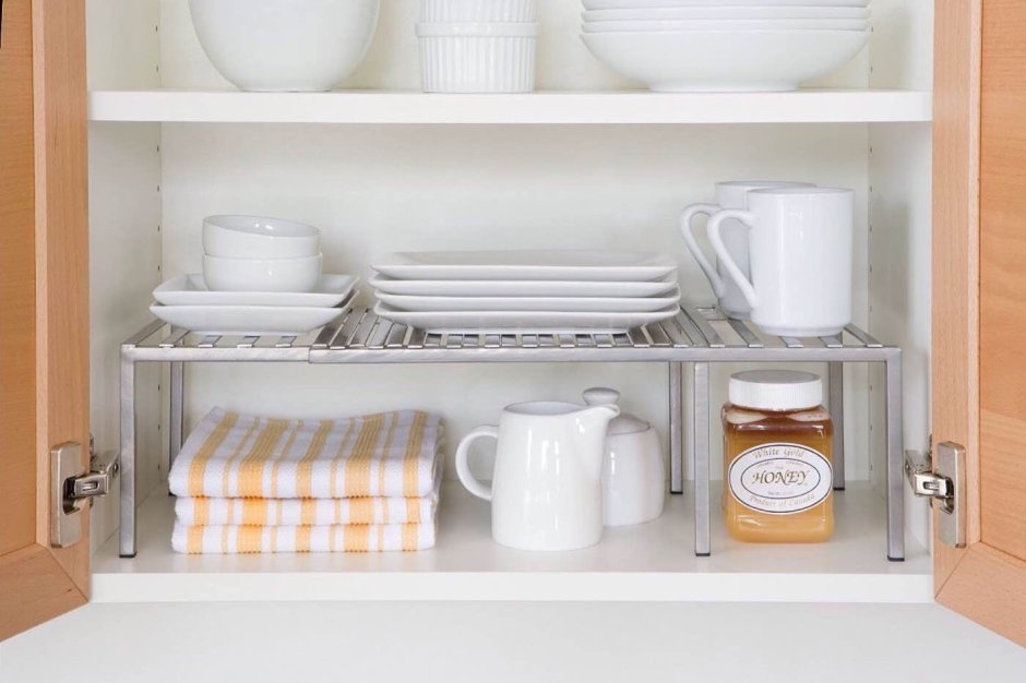 Дополнительные полки в кухонные шкафы
