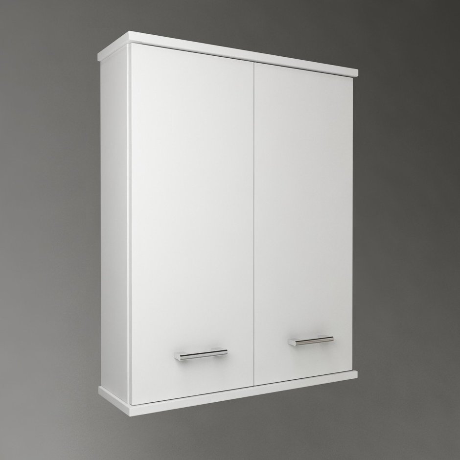 Шкаф навесной "стиль-60" (белый) 2 двери 600х600х196