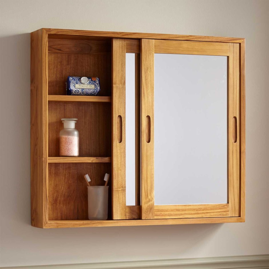 Шкафчик в ванную комнату настенный