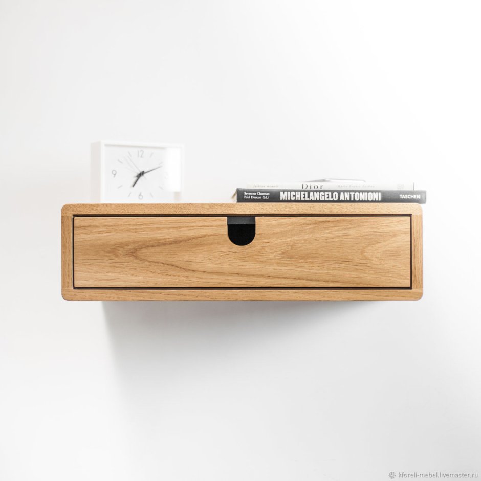 Тумба подвесная деревянная