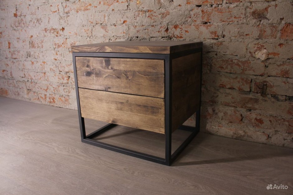 Тумбочка в стиле лофт