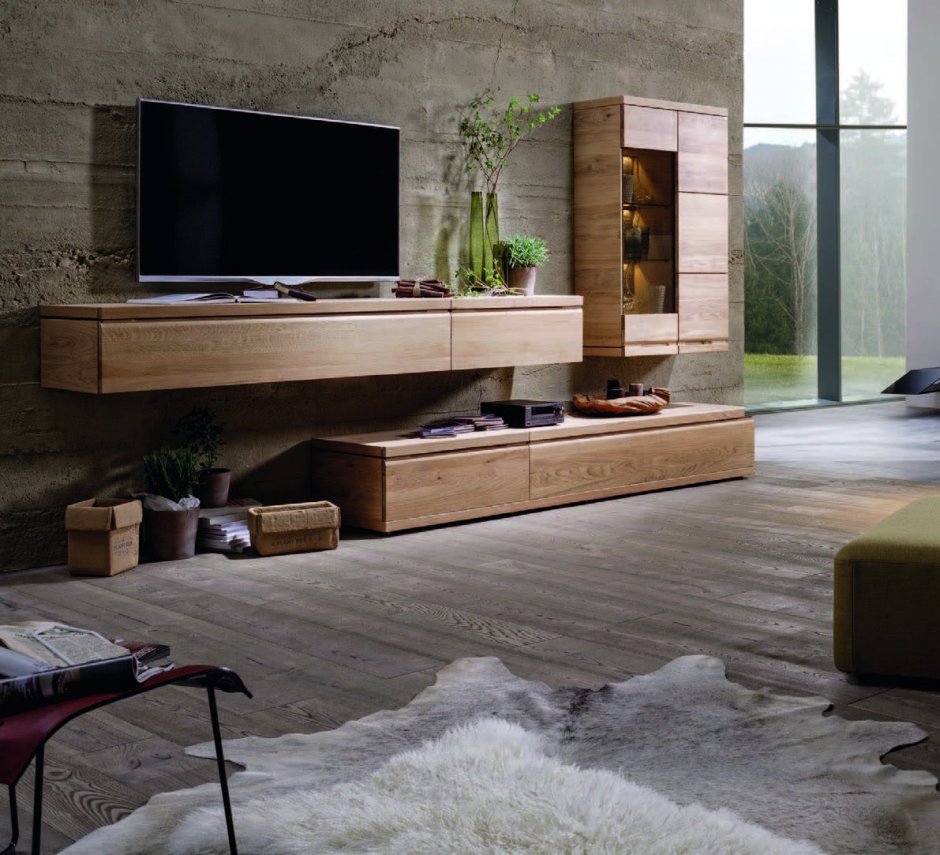 Стенка в гостиную лофт