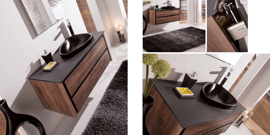 Подвесная тумба armadi Art Bocciolo bc111 с прямоугольной раковиной