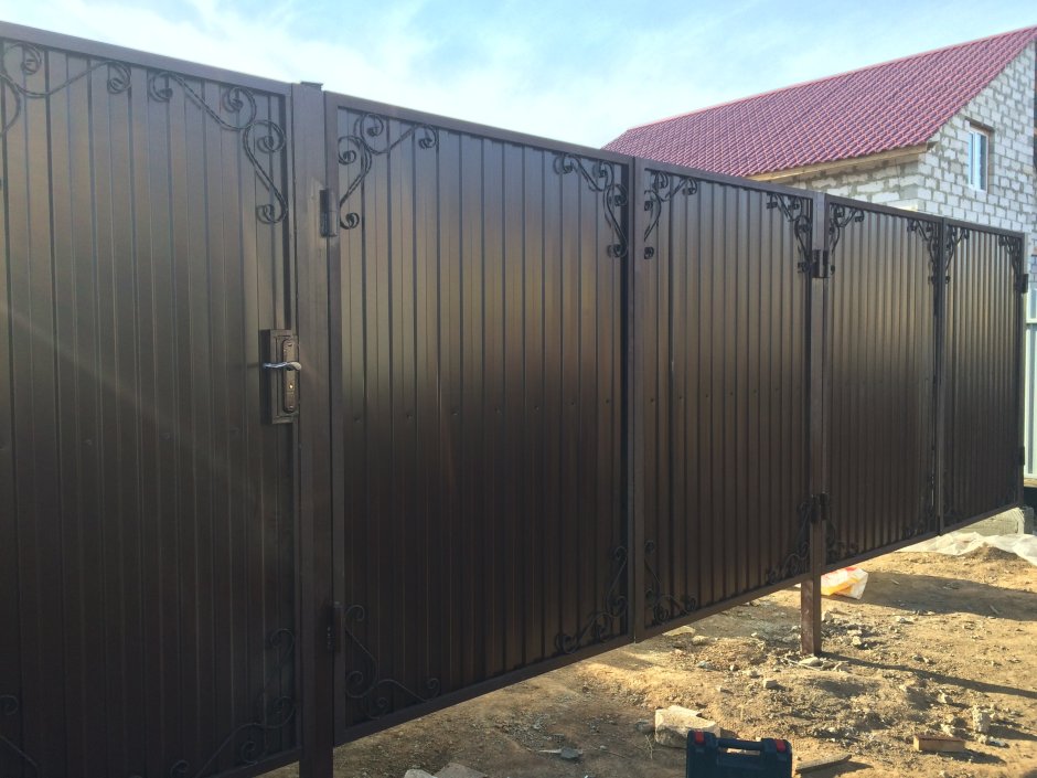 Забор из профиля