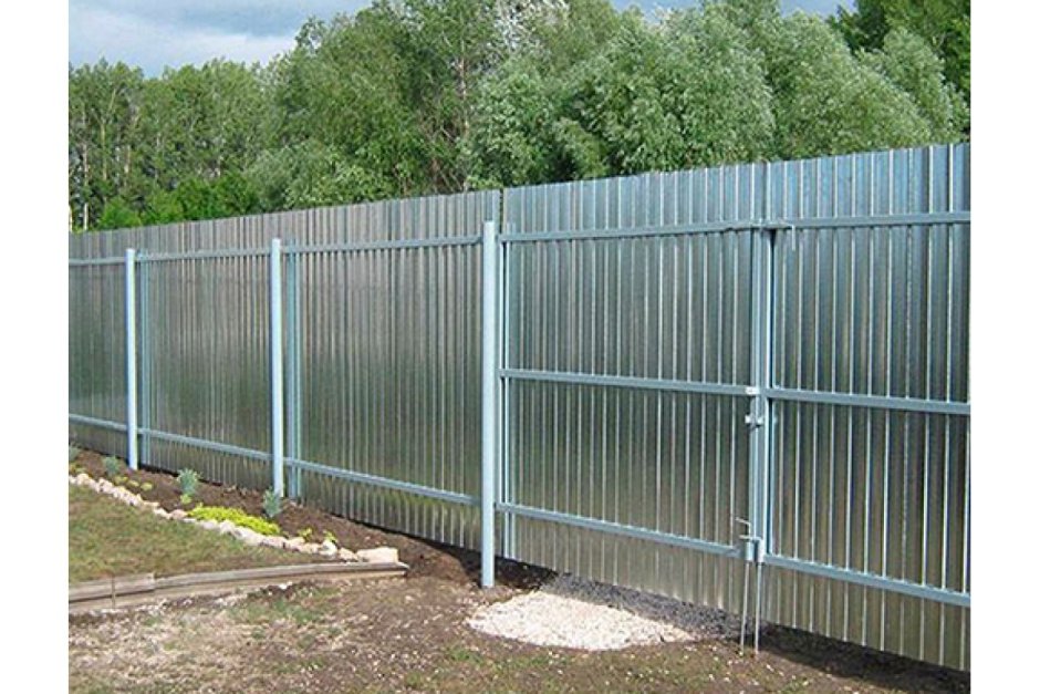 Забор из профлиста с60