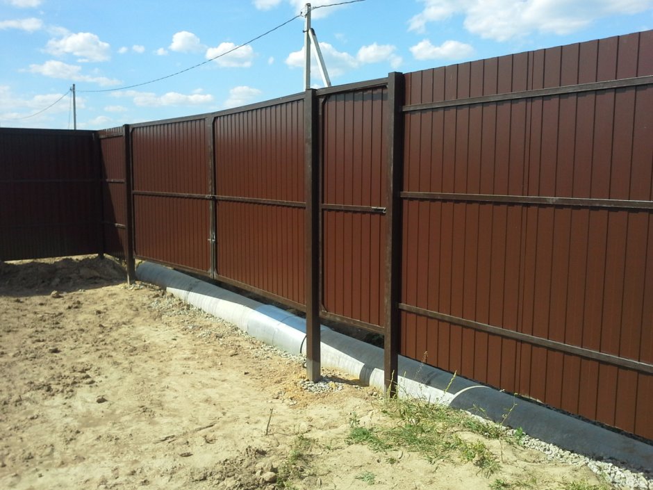 Профлист двухсторонний для забора