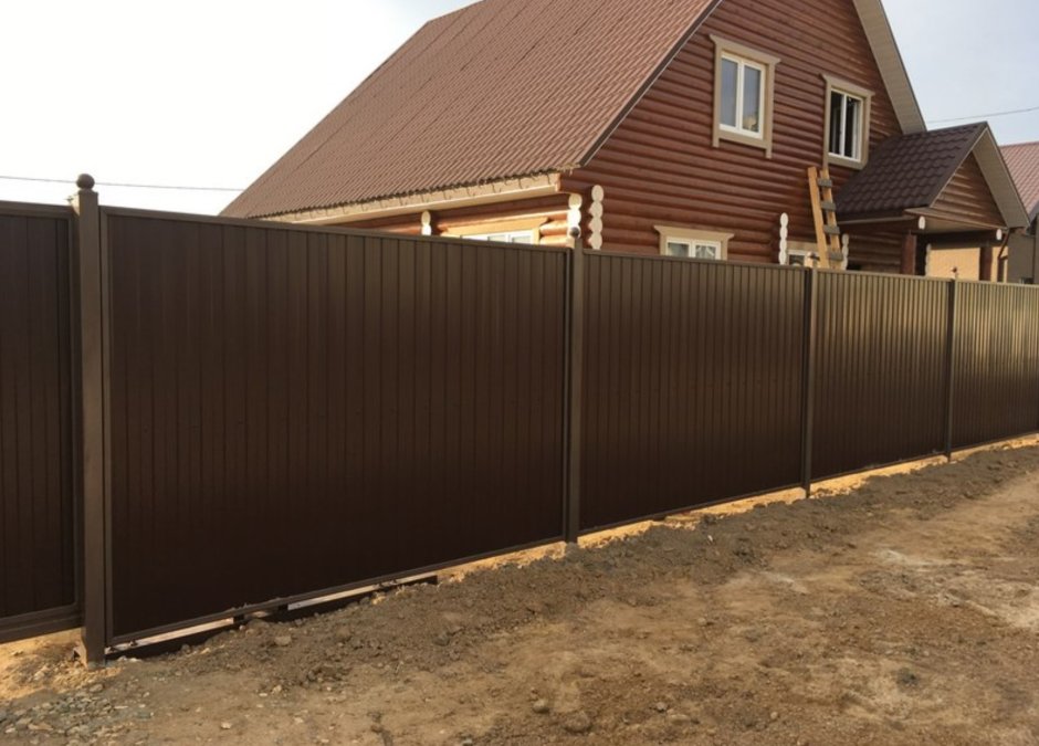 Забор из профлиста