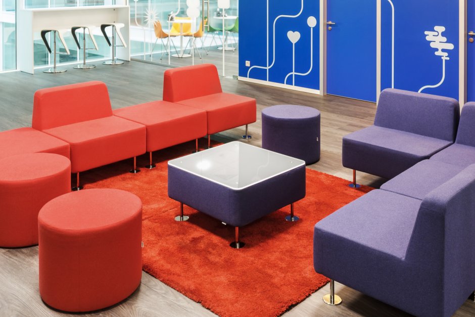 Модульные диваны для школы