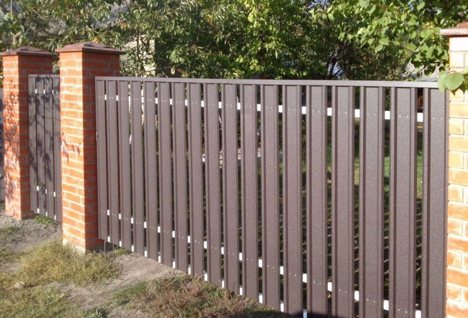 Верхняя планка для евроштакетника