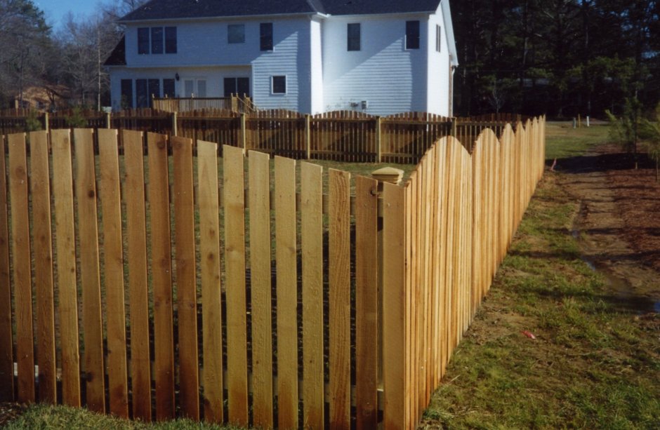 Деревянные заборы для частного