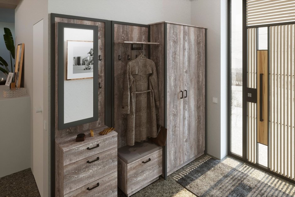 Прихожая лофт Сканд мебель