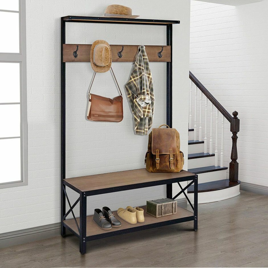 Прихожая лофт Wood&Metal 01-05