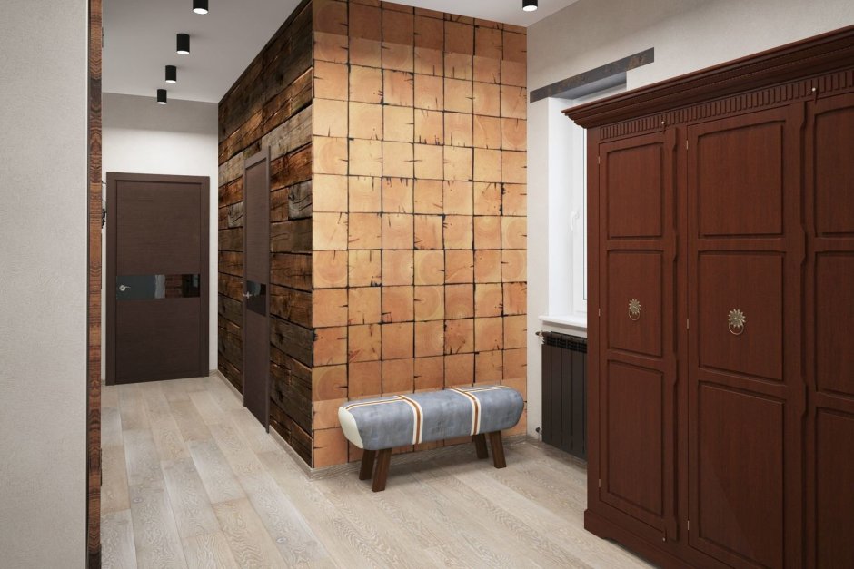 Шкаф в коридор в стиле лофт