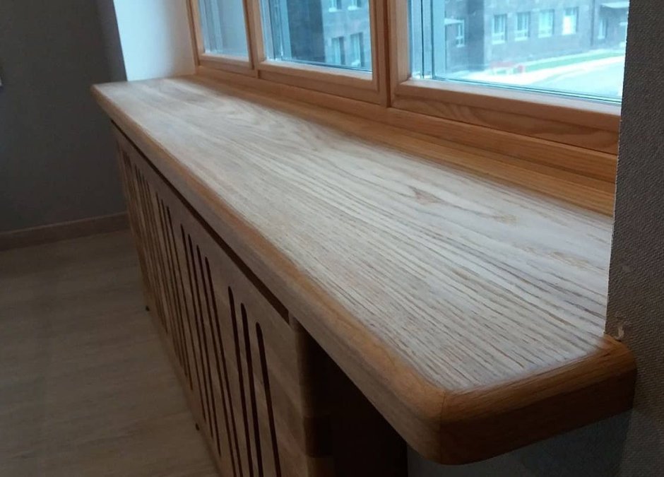 Деревянные подоконники в интерьере