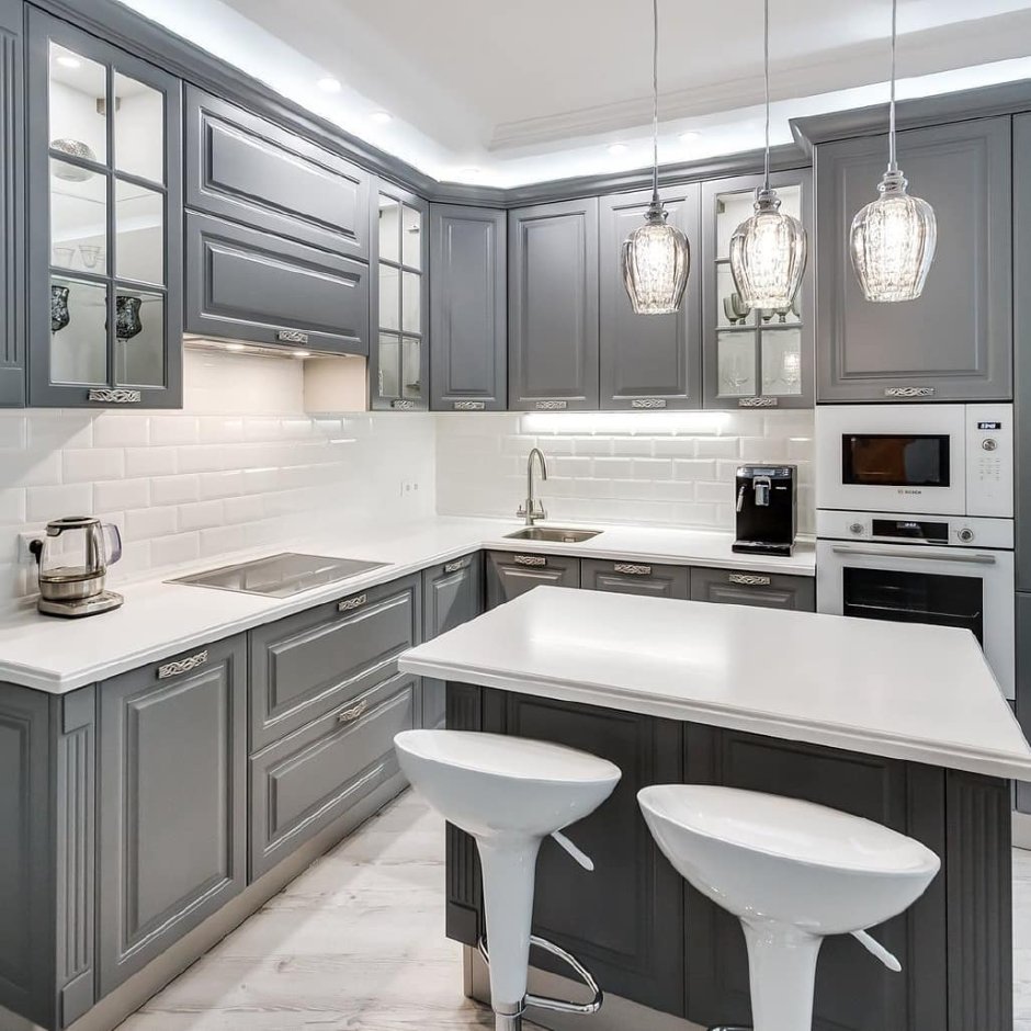 Кухня Неоклассика белая