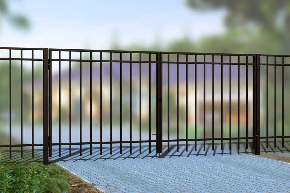 Решетка ограждения металлическая: ОС-т15-00 высотой 0,5 м