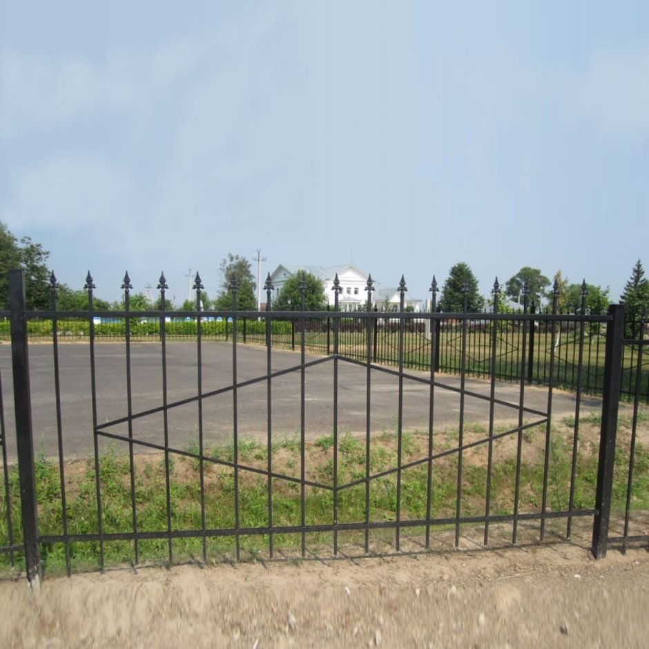 Секционный забор из арматуры