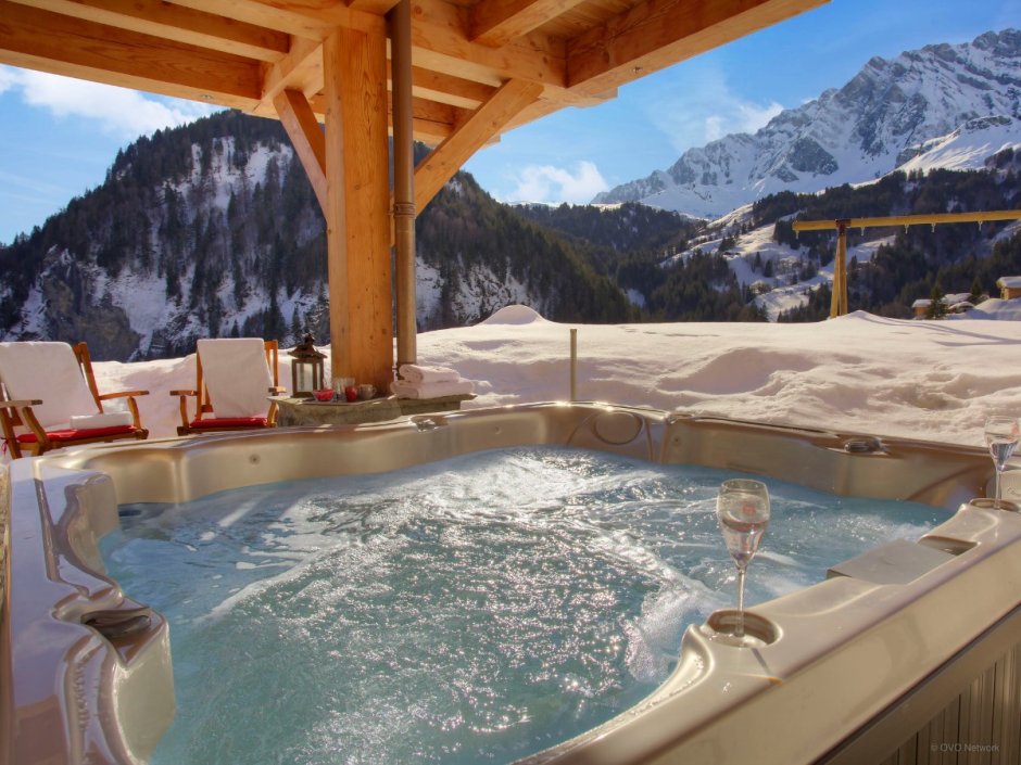 Швейцария Альпы горнолыжный Шале Люкс