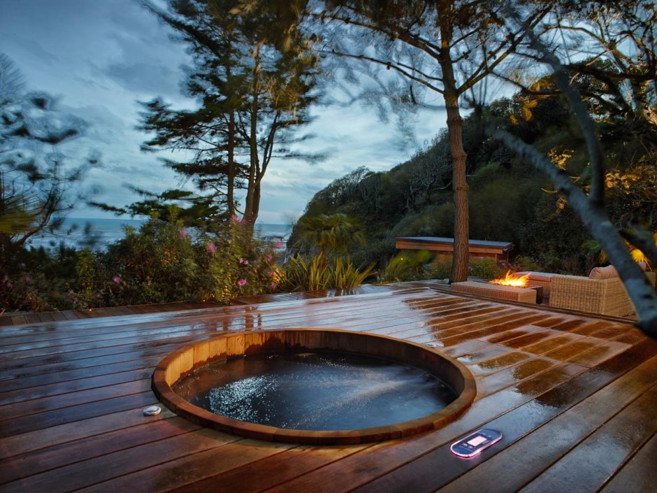 Глэмпинг с купелью