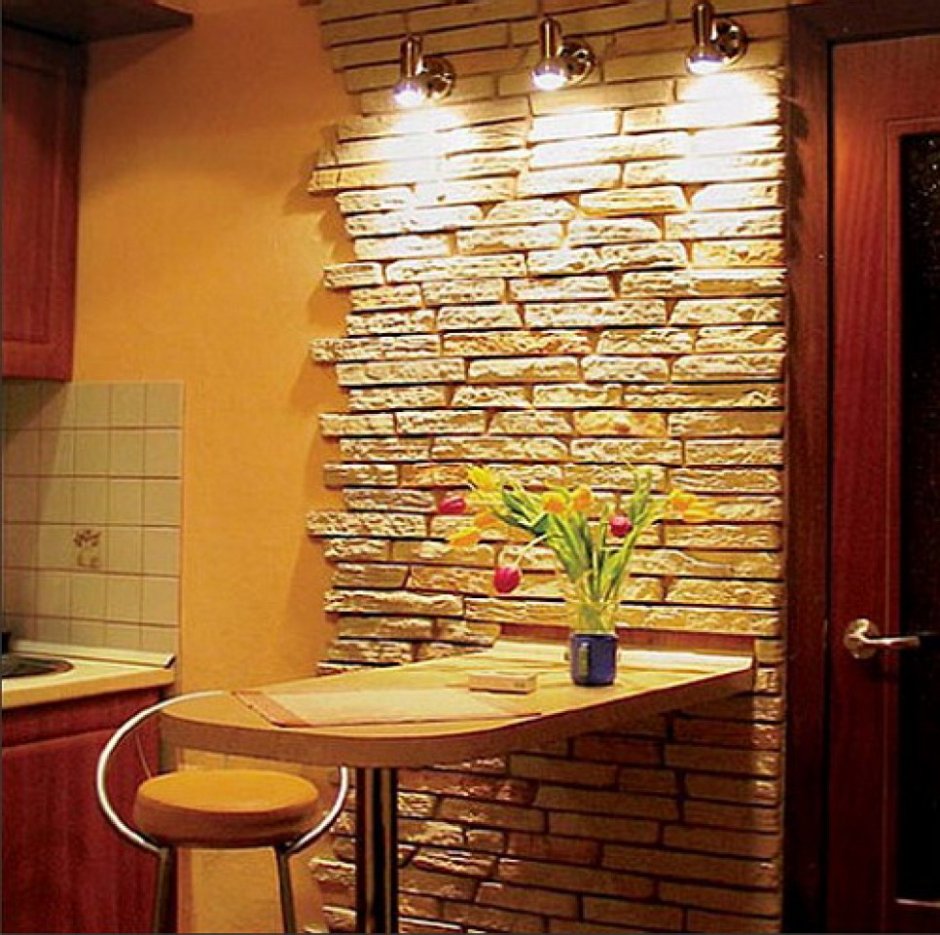 Искусственный камень для внутренней отделки стен