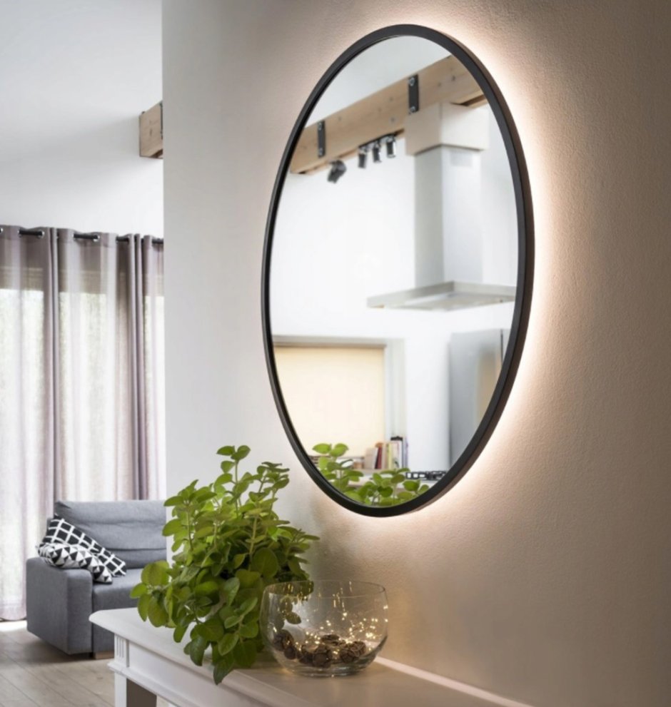 Зеркало Оникс 80 led круглое